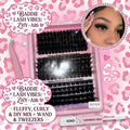Fluffy & Curly Lashes with Bond, Seal, and Remover | All-In-One Lash Set